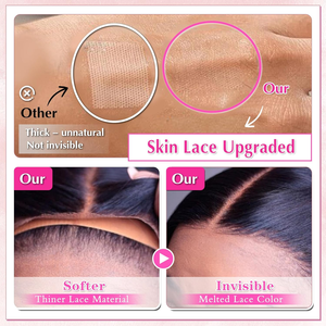 Wear and Go Perruques sans colle Cheveux humains Pré-plumés Pré Coupe 180% Densité 6x4 13x4 Prêt à Porter Perruques de Cheveux Humains Sans Colle Droites - Product Image 2