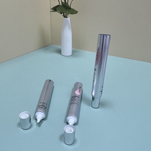 Electroplated Aluminum-<b>Plastic</b> Cosmetic Squeeze <b>Tube</b> with Screw Cap - Product Image 4