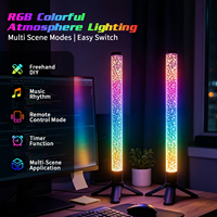 Barre lumineuse LED à effet cristal diamant RGBIC, lumière d'ambiance pour colonne, synchronisation musicale via application, lumière de jeu pour PC et rétroéclairage TV