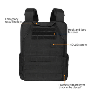 Gilet Tactique Léger à Libération Rapide Porte-Plaques Molle Chaleco Tactico en Polyester pour Chasse et Entraînement OEM ODM - Product Image 3