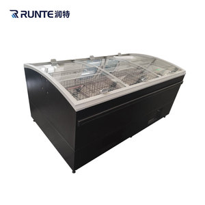 Chất lượng tốt nhất kỹ thuật số kiểm soát nhiệt độ mở hiển thị mát siêu thị tủ đông Showcase cho <span class=keywords><strong>Ice</strong></span> <span class=keywords><strong>Cream</strong></span> - Product Image 1