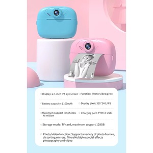 Children's <b>Camera</b> with Printing Can Shoot Children's Gift Mini Toy <b>Camera</b> Photos Video Kids <b>Digital</b> Instant <b>Camera</b> - Product Image 2