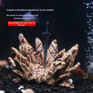 อุปกรณ์ตกแต่งตู้<span class=keywords><strong>ปลา</strong></span> ชุดหินประดับตกแต่งตู้ปลา พร้อมต้นไม้น้ำ <span class=keywords><strong>ค</strong></span>รบชุด - Product Image 2