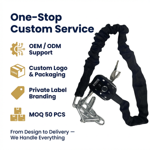 ล็อคโซ่จักรยานอัจฉริยะ7-in-<span class=keywords><strong>1</strong></span> IP67บลูทูธ NFC ล็อคจักรยานด้วยลายนิ้วมือพร้อมกุญแจสำหรับ e-BIKE สกูตเตอร์ MTB - Product Image 2