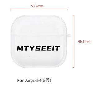 Funda Protectora de TPU para <span class=keywords><strong>AirPods</strong></span> Pro 2 3 4 con Logotipo Personalizado - Product Image 1