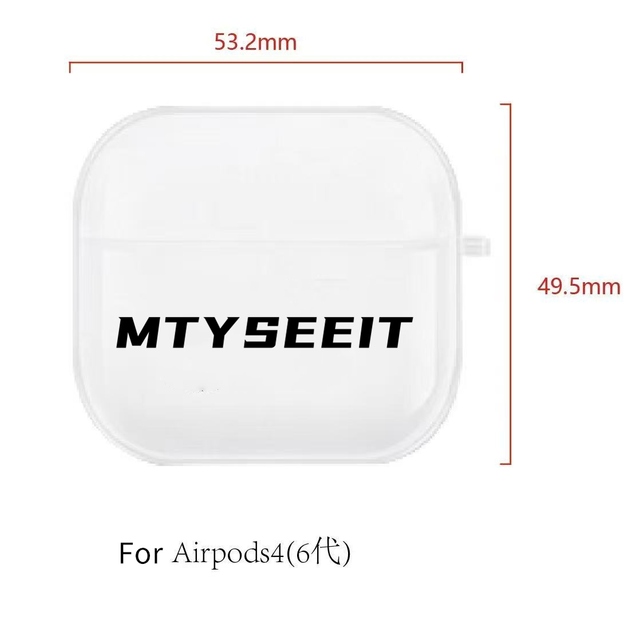Custom logo PC Tpu Case Cover for AirPods Pro 2 3 4