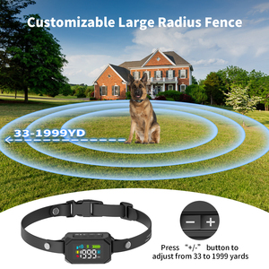 Tize Outdoor Anti Lost Pet IPX7 Waterproof Camping GPS Wireless <strong>Electric</strong> GEO <strong>Fence</strong> <strong>Shock</strong> <strong>Training</strong> <strong>Collar</strong> <strong>Dog</strong> Containment System - Product Image 5