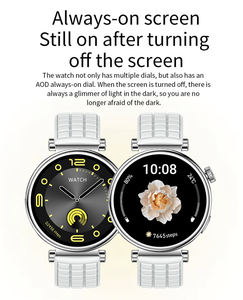 Relojes Inteligentes Z01 Mini para Mujer, a la Moda, Resistentes al Agua IP67, Carga Inalámbrica, Monitoreo de Salud - Product Image 6