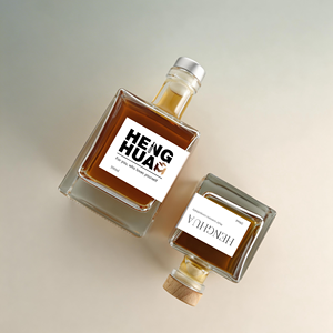 Vente directe d'usine, bouteille en verre carrée de 500 ml pour gin, tequila, rhum, <span class=keywords><strong>liqueur</strong></span>, brandy, <span class=keywords><strong>cognac</strong></span> - Product Image 1