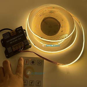 Bicolor CCT COB Bande LED Barre Lumineuse 24V 12V Flexible FOB COB Bande Blanc Chaud 2700-6500K Couleur Dimmable RF Gradateur Cuivre Lampe - Product Image 4