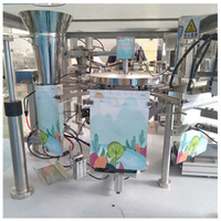 Machine automatique de fabrication, de remplissage, d'emballage et de scellage de sachets souples pour liquides