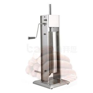 2l 3l 5l 7l 10l 15l Commercial Manuel Vertical Viande Porc Boeuf Poulet <span class=keywords><strong>Saucisse</strong></span> Stuffer Hot dog <span class=keywords><strong>Saucisse</strong></span> Remplisseuse <span class=keywords><strong>Prix</strong></span> - Product Image 1