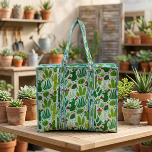 Sac fourre-tout vintage fait main, grande taille, couleur unie, en coton indien lavable, fermeture éclair, sac d'épicerie imprimé, idéal été-printemps - Product Image 3