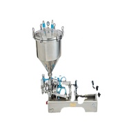 Machine de remplissage pneumatique à pâte épaisse DUOQI G1WGD avec trémie à pression d'air.