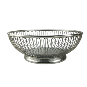 Design élégant Corbeille à pain filaire en métal et aluminium Comptoir de cuisine Ustensiles de cuisine décoratifs pour la maison - Product Image 1