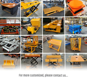 Plataforma elevadora de tijera estacionaria <span class=keywords><strong>Pioneer</strong></span> con <span class=keywords><strong>mesa</strong></span> giratoria Plataforma de elevación eléctrica Mesas elevadoras de acero para el hogar - Product Image 6