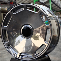 Rines de Aleación Forjados con Acabado Pulido y Cepillado, Estilo Retro con Ventanas, 19, 20, 21 Pulgadas, 5x112, Clásicos para Mercedes