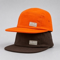 Casquette de course en nylon 5 panneaux personnalisée de haute qualité avec logo en silicone, respirante et à séchage rapide, idéale pour le jogging