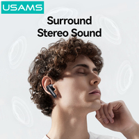 USAMS E03 Headphone Nirkabel Murah Sport Earphone Grosir Berkualitas Tinggi Buds2 Pro Earphone Suara Sempurna TWS Earbuds Headset