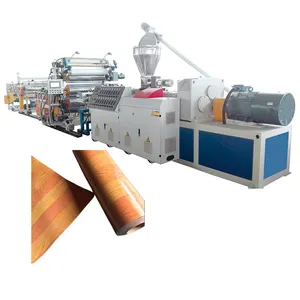 PVC Floor Leather Extrusion Line Floor Leather Making Machine