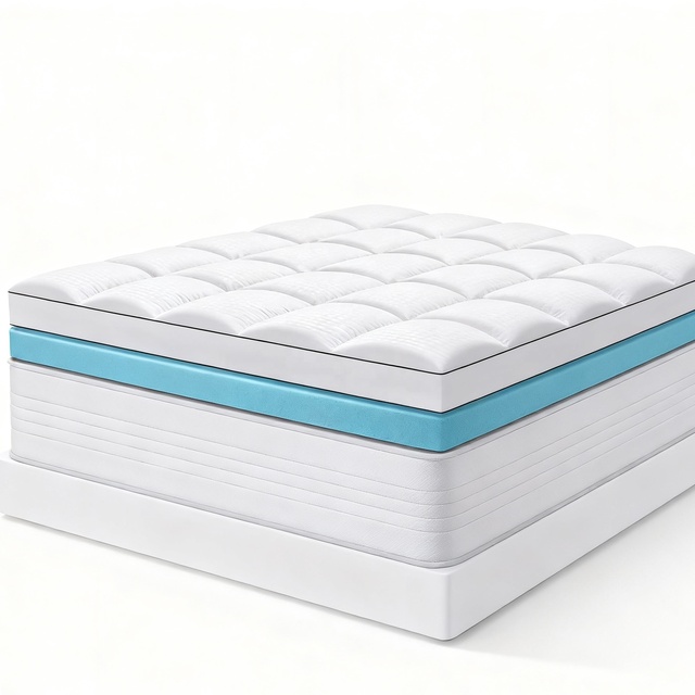 Hot Selling Ergonomic Customization Comfortable Sleep Assistance Memory Foam Mattress Topper