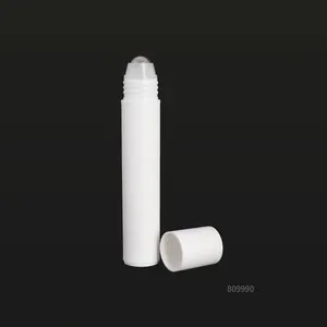Plastic 20Ml 30Ml Roll On Deodorant Parfum Etherische Olie Fles Met Stalen Bal