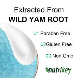 Wild Yam Cream mit Trauben kern & Mandel öl Vitamin E für die Haut gesundheit Pflanzen extrakt Produkt - Product Image 4