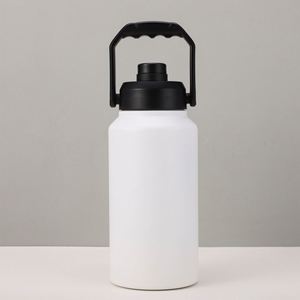 Bouteille isotherme en acier inoxydable de grande capacité 3,8 L (128 oz) avec compartiment pour glaçons, tasse à maintien au froid - Product Image 2