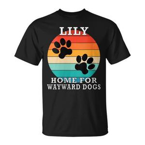 T-shirt Lily Home For Wayward Dogs avec design de nom de famille - Product Image 1