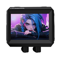 Lovingcool 2026 Nouvelle Arrivée Refroidisseur d'Eau pour CPU avec Écran Vidéo LCD Personnalisable de 3,5 Pouces Noir et Blanc Haute Puissance TDP 320W 350W