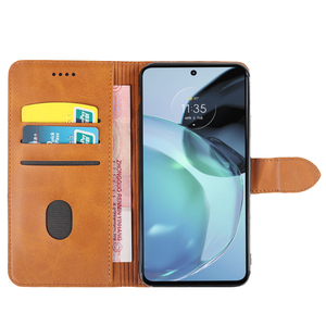 Funda de cuero tipo billetera para teléfono móvil para Motorola <span class=keywords><strong>Moto</strong></span> <span class=keywords><strong>G72</strong></span> G13 G23 4G G73 5G G53 E13 X40 G42 G62 - Product Image 2