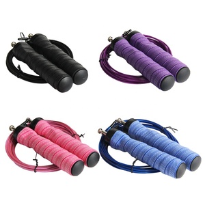 3M ajustable recubierto <span class=keywords><strong>de</strong></span> PVC <span class=keywords><strong>cuerda</strong></span> para saltar banda para el sudor rodamiento inalámbrico <span class=keywords><strong>de</strong></span> alta calidad para saltar y saltar - Product Image 2