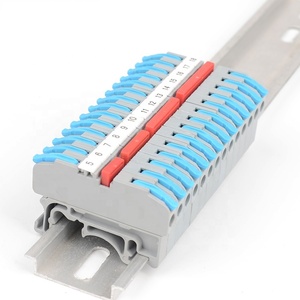 ขั้วต่อราง Din รุ่น <span class=keywords><strong>CMK</strong></span> 222 แบบเชื่อมต่อเร็ว ขั้วต่อสายไฟคู่ - Product Image 1