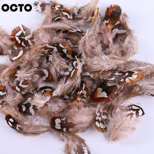 Bricolage bijoux chaussures accessoire de sac à main 100 pièces 4-8CM Reeves arrondis naturels plume de <span class=keywords><strong>faisan</strong></span> Plumage - Product Image 4