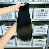 Grosir Rambut Virgin 9A 100% Asli India, Raw Indian Virgin Cuticle Aligned Hai Human Weave Bundle, Vendor Rambut Virgin