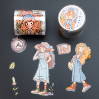 Maßgefertigtes PET Washi Tape Aufkleber-Rolle für Scrapbooking Transparentes PET Vorgeschnittenes Klebeband