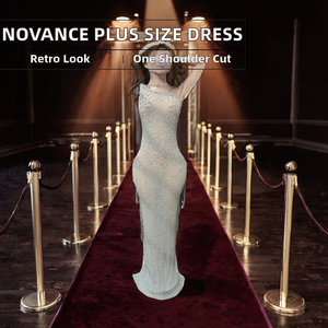 Produits Dropshipping Novance Y5475 – Robe de Soirée Tendance 2025 de Luxe Grande Taille Vintage Longue Asymétrique pour Femme - Product Image 2