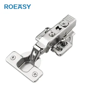 ROEASY 3d straight hinge soft closing furniture hydraulic hinges europe style high quality hinges for home office