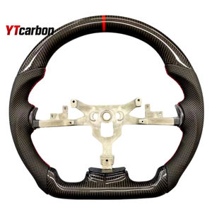 YTcarbon pour <span class=keywords><strong>Arkana</strong></span> Auto Parts Accessoires intérieurs de voiture Style racing Volant personnalisé en fibre de carbone véritable - Product Image 1