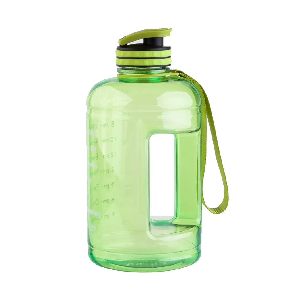 ידידותית לסביבה פלסטיק PETG tritan חומר מזון בטוח 1.3l מאט גלון מים בקבוק