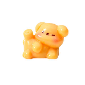 Mignon chiot <span class=keywords><strong>Golden</strong></span> <span class=keywords><strong>Retriever</strong></span> <span class=keywords><strong>miniature</strong></span>, accessoires de bijoux DIY, décoration de maison de poupée, ornements de voiture de bureau, accessoires de colle crème - Product Image 2