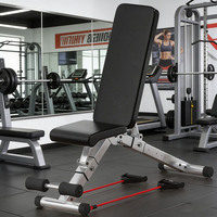 Banc de musculation réglable et pliable pour la maison, capacité de 200 kg, pour une utilisation en intérieur et une sécurité accrue