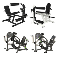 Machine à flexions et extensions des jambes assise Gold Supplier, équipement de gym commercial, certifiée CE, robuste, à charge par disques, pour entraînement de force, OEM
