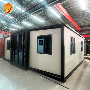 Maisons préfabriquées Guyana à double aile et toit incliné, à bas prix, extensibles, type conteneur, pour commandes en gros - Product Image 1