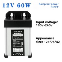 Panneau publicitaire extérieur 12V400W Transformateur pour éclairage LED Caractère lumineux LED étanche 12V 24V