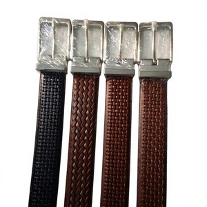 Wholesale Vintage Cow Hide Leather Belts Steel Square Pin Heat-Transfer Printed Solid Eco-Friendly Lightweight Waterproof Heavy - Product Image 6