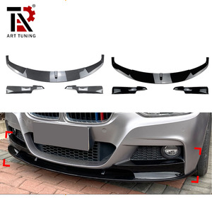 Kit de conversion de séparateur de lèvre de pare-chocs avant noir brillant de style nouveau F30 pour <span class=keywords><strong>BMW</strong></span> série <span class=keywords><strong>3</strong></span> F30 Kit de carrosserie - Product Image 1