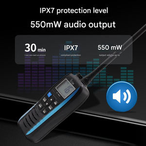 Radio bidirectionnelle portable Icom IC-M25, radio de secours de haute qualité, interphone VHF portable, talkie-walkie étanche - Product Image 5