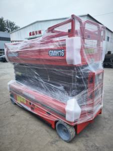 Cissor 16 GMH 16M Rojo Capacidad estable Elevador de tijera Precio de fábrica Eléctrico Mnalifter Móvil Fácil control GMH Manlift People Lift - Product Image 6
