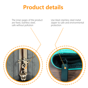 Torson Duy Nhất Tay Áo 450Cads Yugioh Pokémon Tcg Không Thấm Nước PU Da Kinh Doanh Album Ảnh 9-Túi Thẻ Chất Kết Dính Cho Kinh Doanh Giấy - Product Image 2